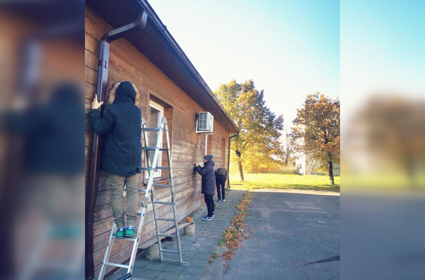  Nociūniškiai atnaujino bendruomenės namus