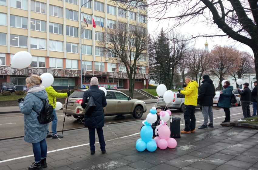  Protestas prie Kėdainių savivaldybės