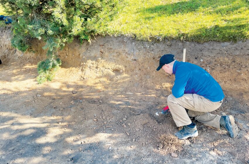  Įmonė, šaligatvio rekonstrukcijos metu atkasusi kaulus, padarė grubų pažeidimą