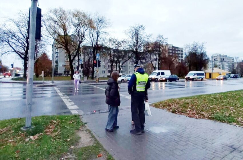  Didesnis pareigūnų dėmesys – pėsčiųjų saugumui užtikrinti