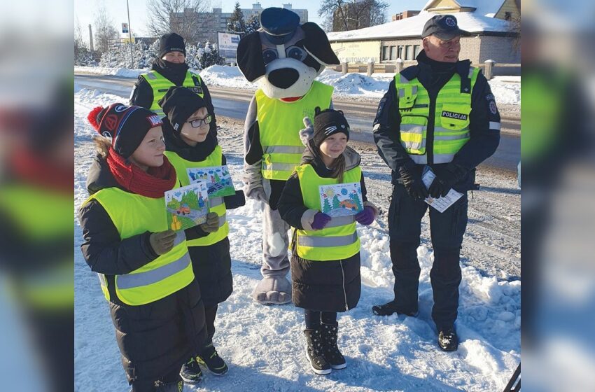  Policijos pareigūnams talkino vaikai