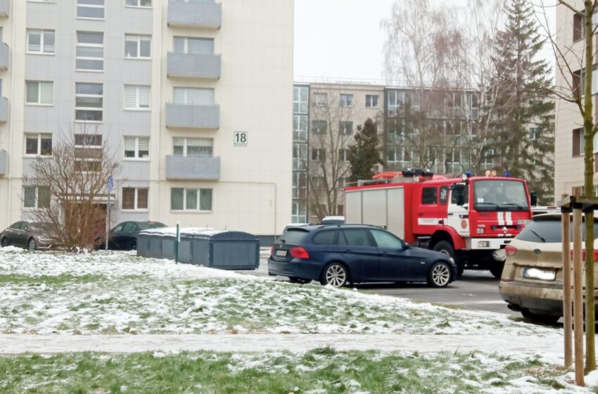  Nuo pirotechnikos gaminių mieste liepsnojo konteineriai