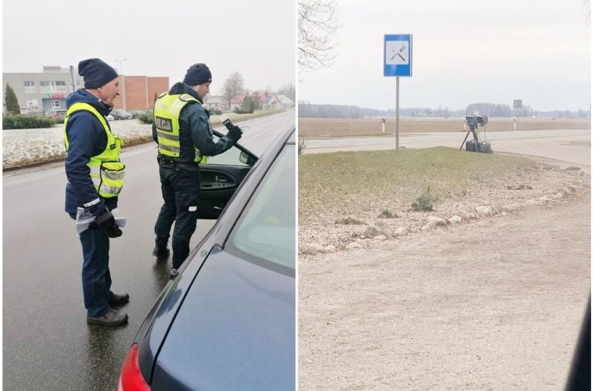  Kėdainių mieste ir rajone vykdoma blaivumo ir greičio kontrolė