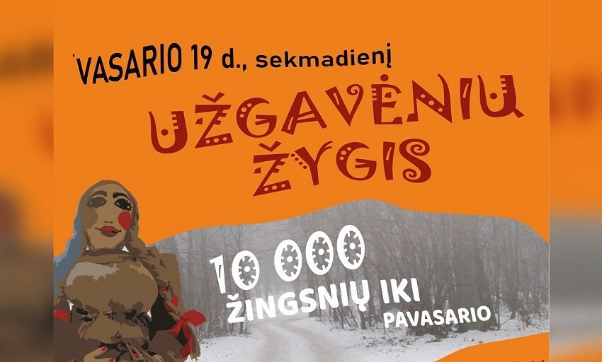  Kraštiečius kviečia į Užgavėnių žygį „10 000 žingsnių iki pavasario“