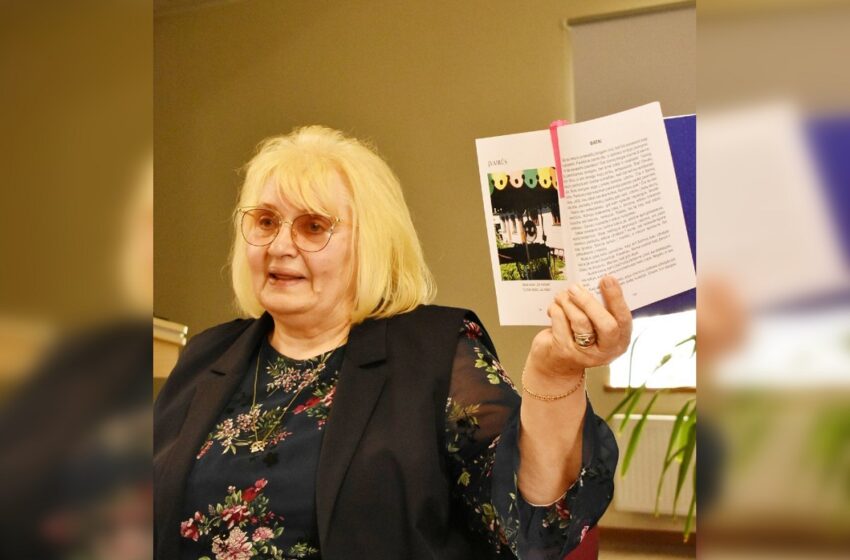 Pristatyta žinomos kraštietės naujo žanro knyga
