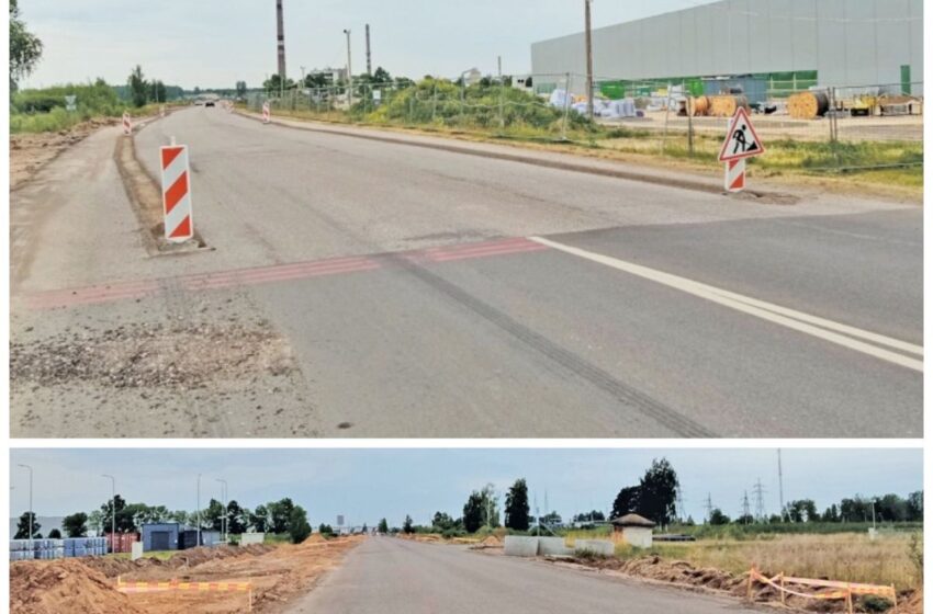  Rekonstruojamos Vakarų ir Vandenvietės gatvės