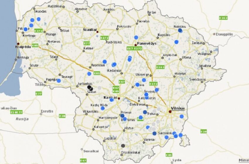  Sukūrė interaktyvų žemėlapį miško kenkėjų pažeistiems medynams registruoti