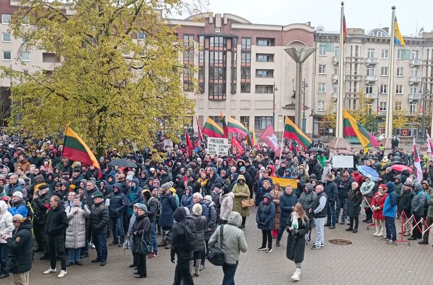  „Seimą lauk!“ šaukia tūkstantinė minia prie Seimo (VIDEO, FOTOGALERIJA)