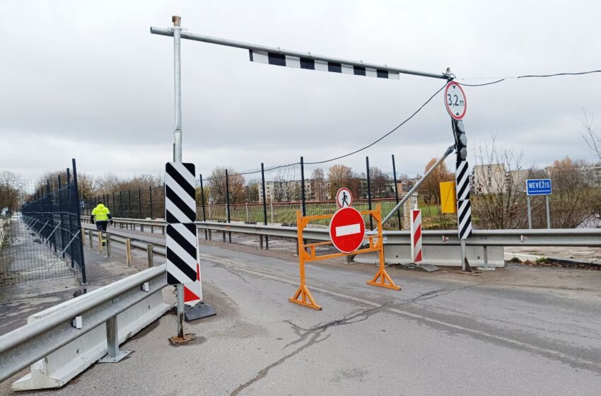  SVARBU! Laikinai uždaromas Tilto g. tiltas