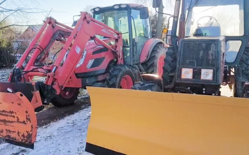  Modernėja ir kaimas: rajono seniūnija įsigijo sniego valymo technikos