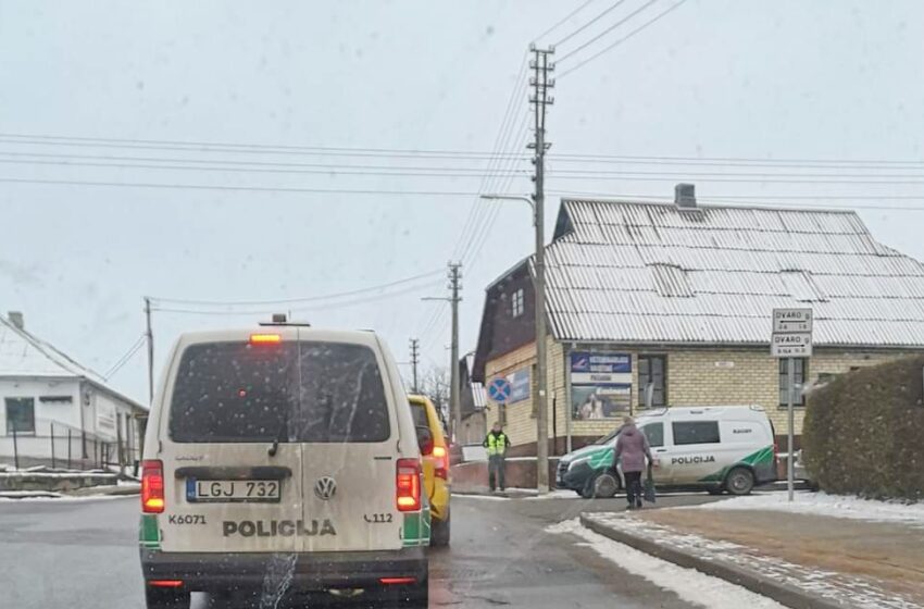  Savaitgalį Kėdainius šturmavo policijos reidai