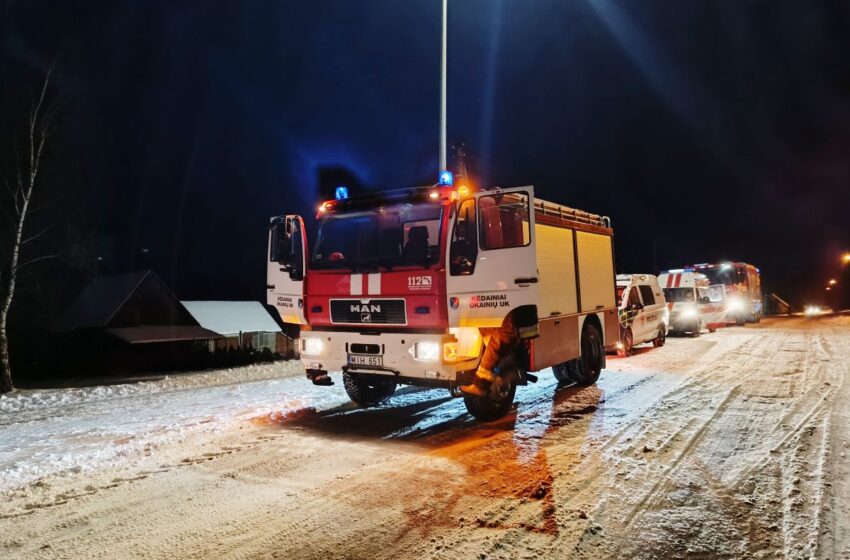  Lėkė gelbėti, tačiau gelbėti nebuvo ką