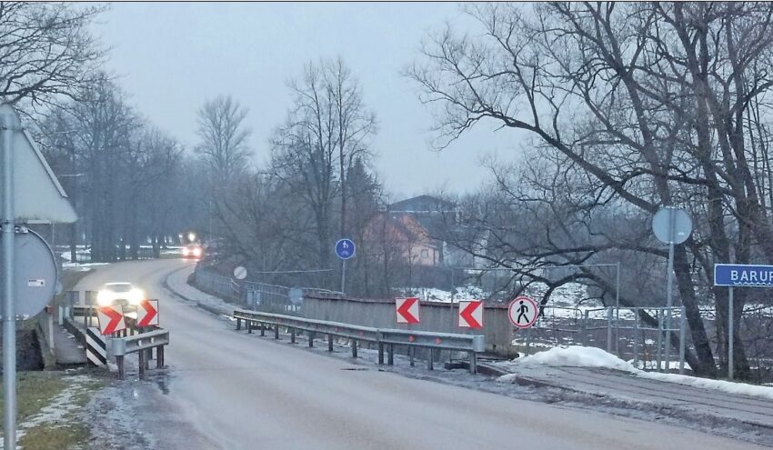  Vasario pabaigoje bus pradėta Labūnavos tilto per Barupę rekonstrukcija