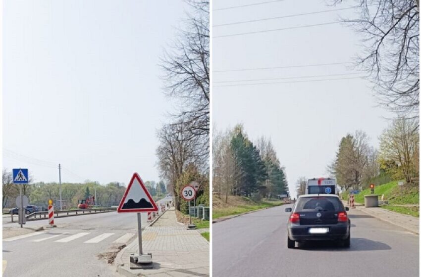  Josvainių kelyje ir toliau trukdžiai: vieną atkarpą atidarė, kitą – uždarė