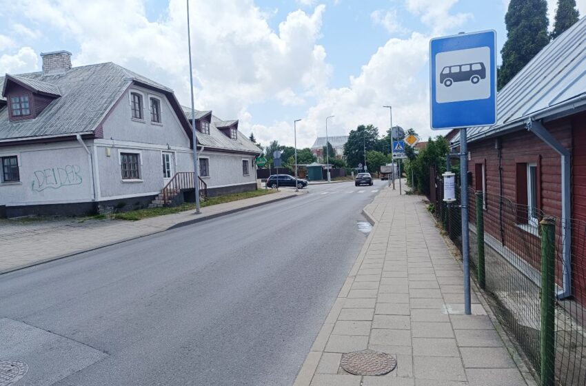  Kėdainiuose atsirado Šv. Jurgio autobusų stotelė