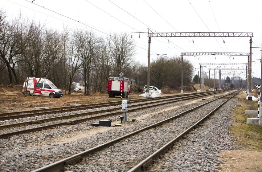  Kėdainiuose – dar viena gelbėjimo operacija ant geležinkelio bėgių