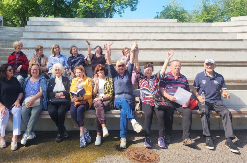 projekto „Sportiški senjorai“ aktyvaus judėjimo ir sportinių šokių treniruotės