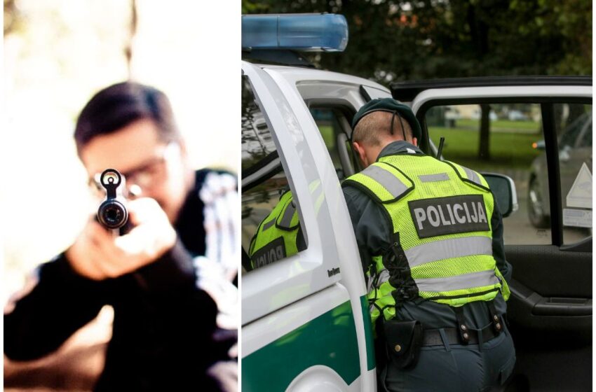 policija ginklas