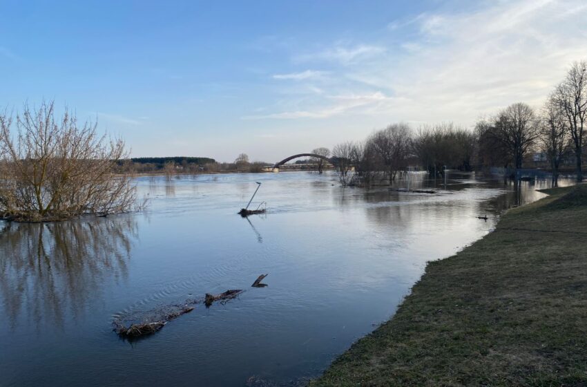  Vandens kilimas Nevėžyje lėtėja