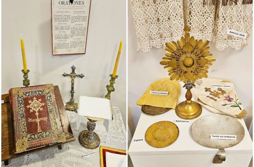 Šiluvoje – Kauno arkivyskupijos 100-mečiui skirta liturginių reikmenų paroda
