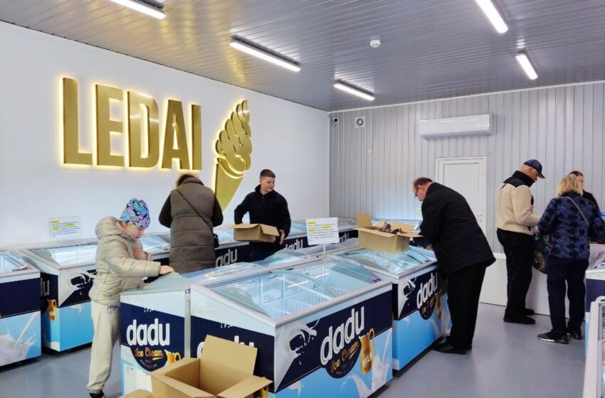 Ledų išparduotuvė