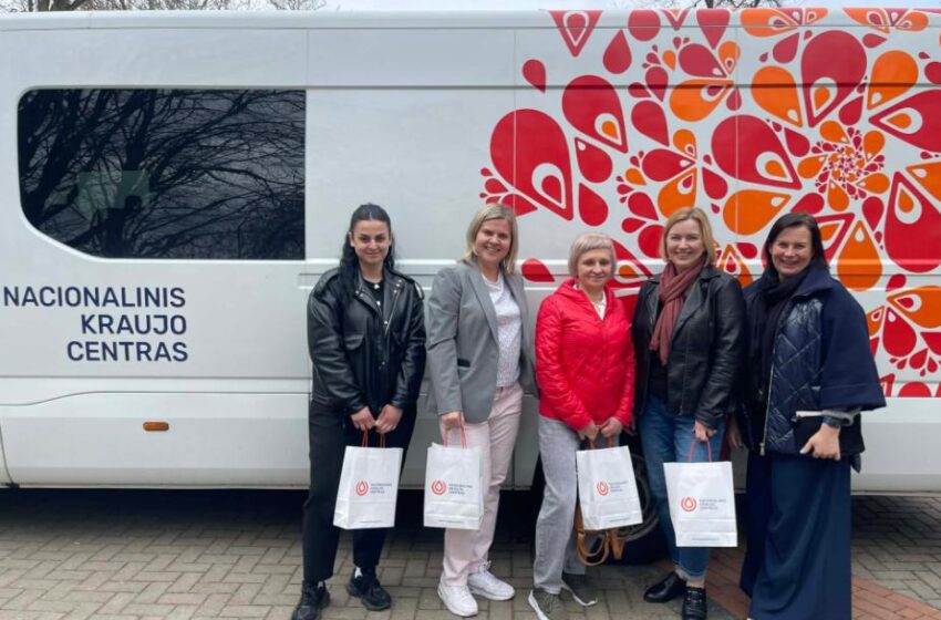 Vikedos kolektyvas Kraujo donorystė