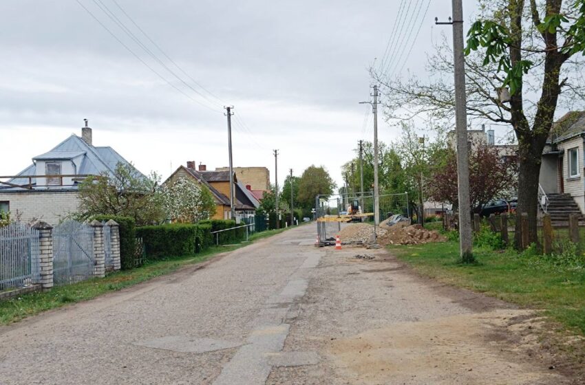  Kėdainiuose modernizuojami vandentiekio tinklai