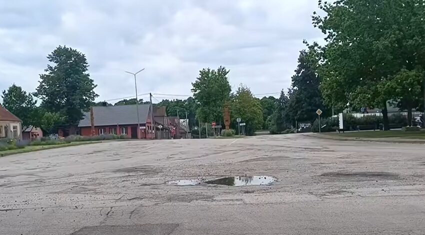  Krakėse numatyti kelio ir dalies viešųjų erdvių atnaujinimo darbai