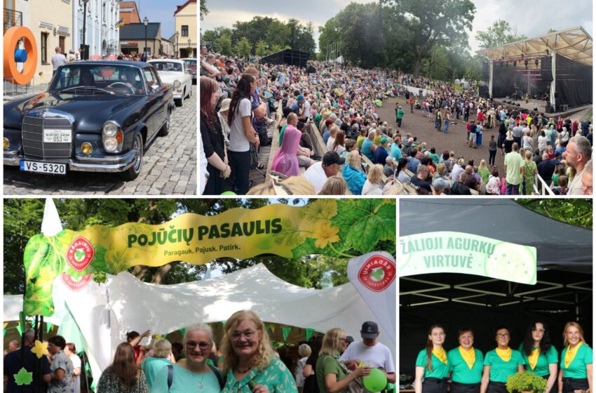  Kėdainiai tapo žaliosios mados sostine – miestą užliejo Agurkų festivalio linksmybės (FOTOGALERIJA)