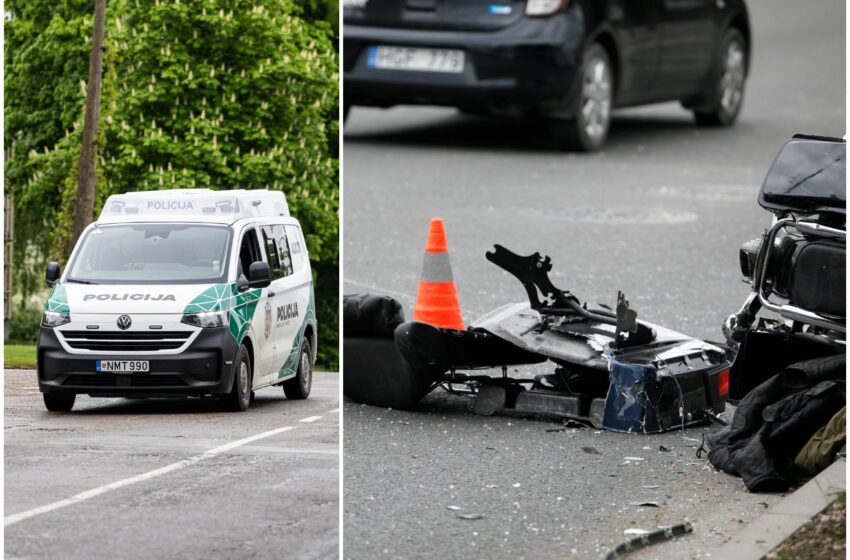 žuvo motociklininkas