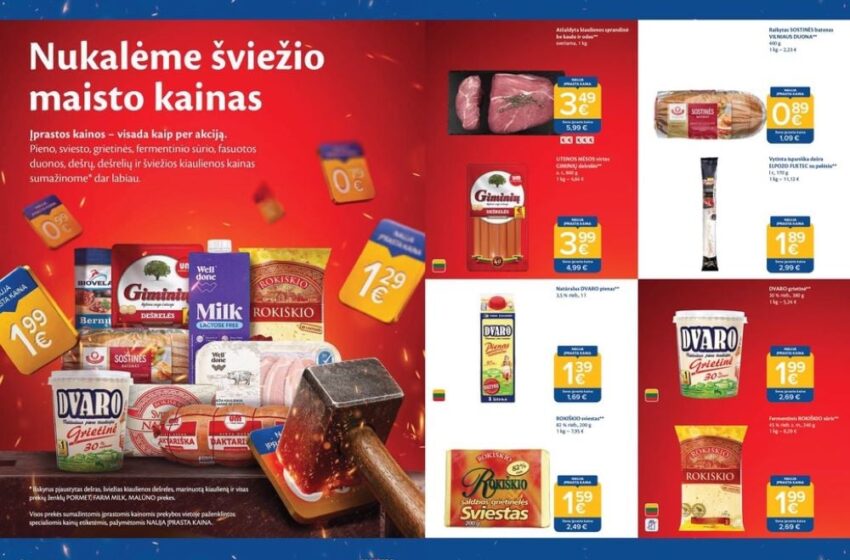  „Maxima“ nukalė dar ir šviežio maisto kainas: jau matyti, kas iš tikrųjų kovoja dėl pirkėjo, o kas tik stebi iš šalies