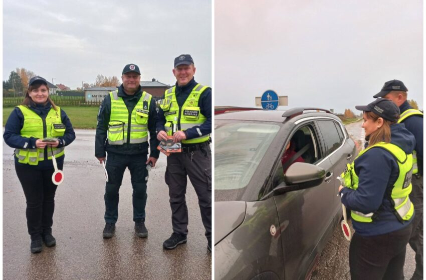 Kėdainių rajono policijos bendruomenės pareigūnų akcija